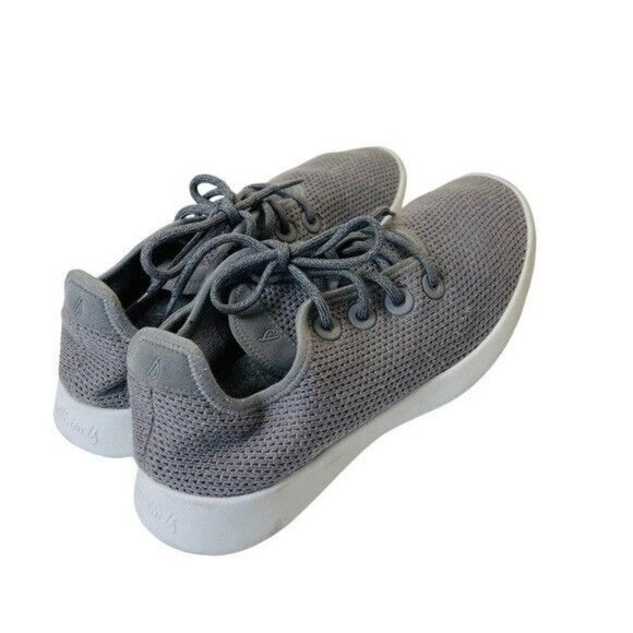 ALLBIRDS Women’s Tree Runners Gray Mist White Sole Size 10 - Picture 4 of 9